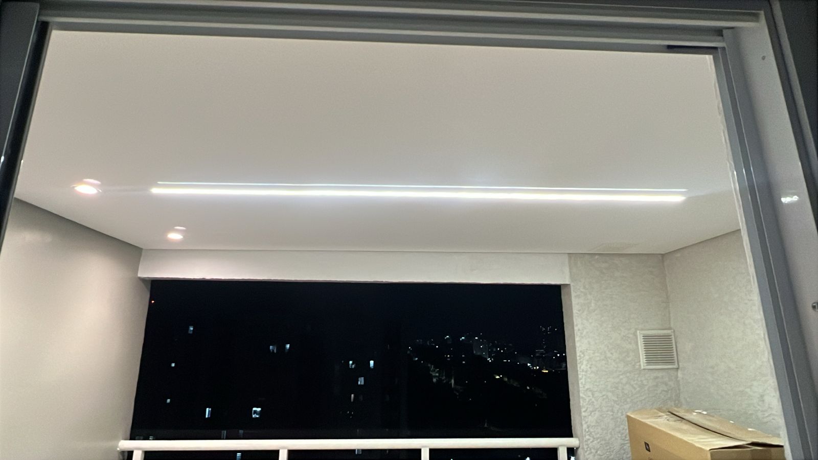 Forro de gesso com iluminação